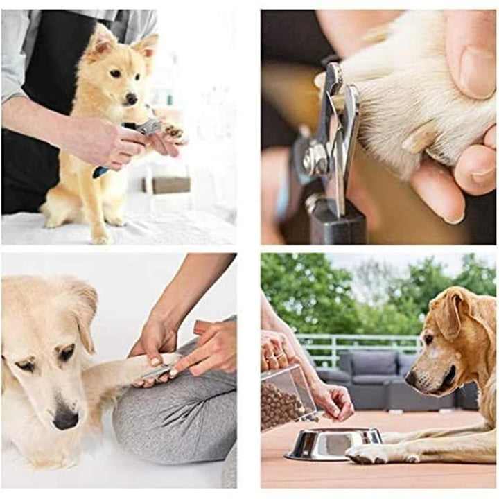 Professional Pet Nail Clipper with Safety Guard  Stainless Steel Scissors Cat Dog for Claw Care Grooming Supplies Size Fits