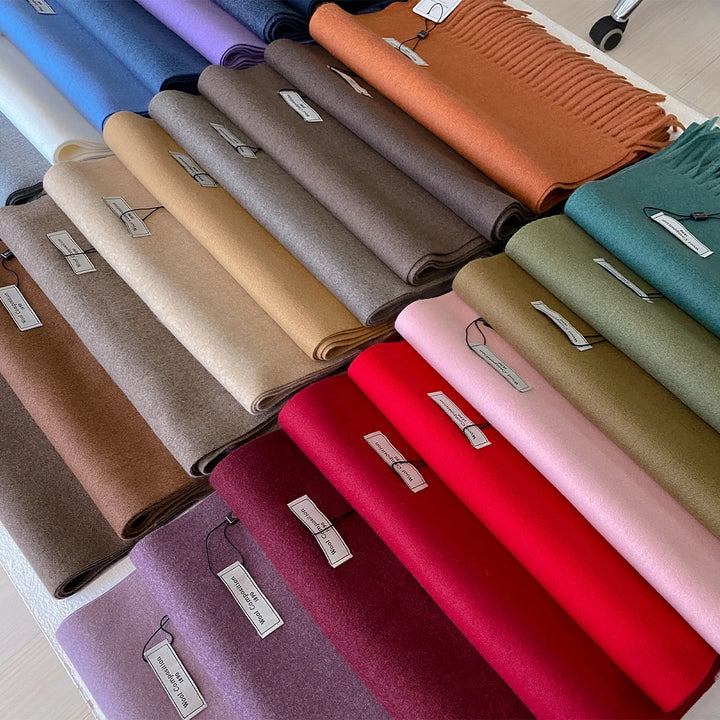 Bufanda de cachemira para mujer: larga, cálida y súper suave