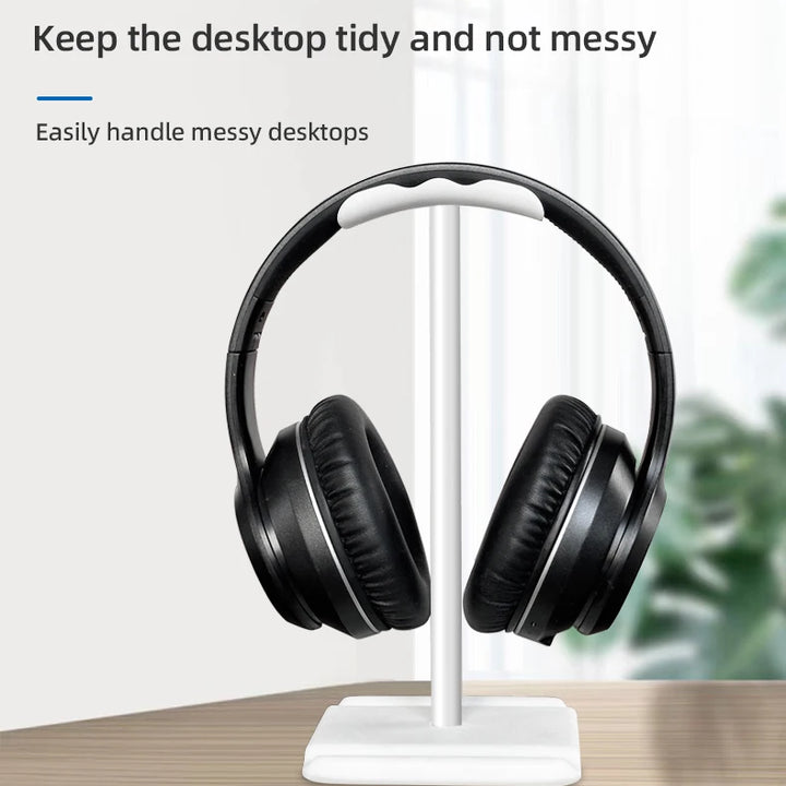 Universal Headphone Stand Rack Space Desktop Organizer Earphone Mount Hanger Headset Stand Support With Mobile Phone&Tablet Stan