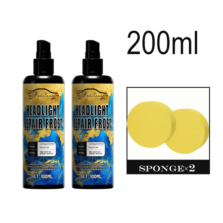 Car headlight repair liquid, antioxidant/polishing agent, remove scratches, brighten the headlights, nourish the headlights