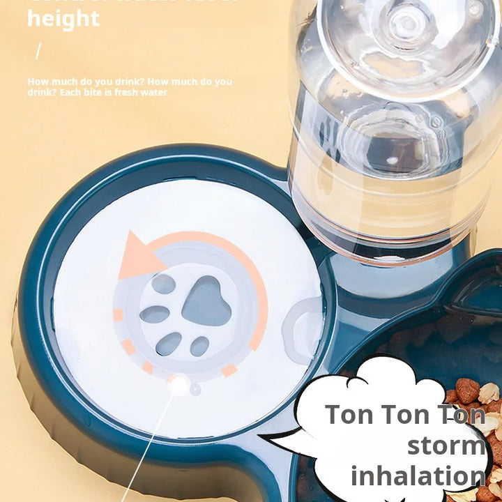 Comedero para gatos 3 en 1: agua, comida y comodidad en un solo diseño