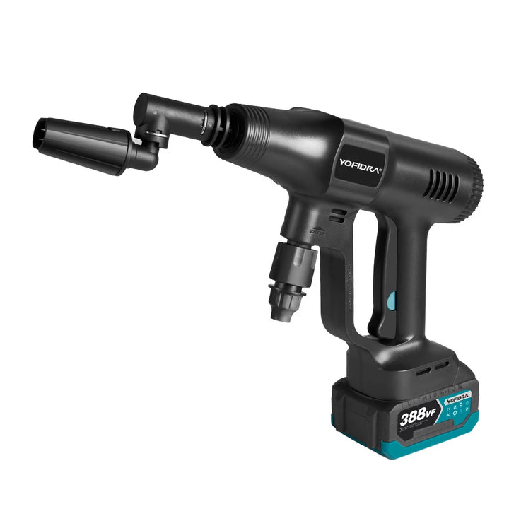 YOFIDRA 200Bar Brushless High Pressure Car Washer Gun 6 IN 1 Electric Garden Washing Water Spray Gun  For Makita 18V Battery Pin