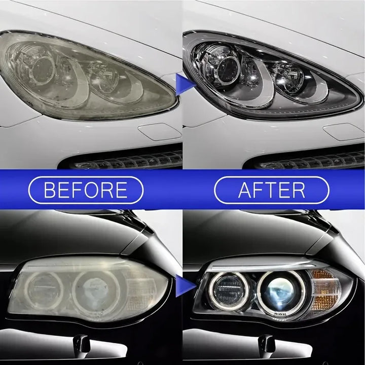 Car headlight repair liquid, antioxidant/polishing agent, remove scratches, brighten the headlights, nourish the headlights