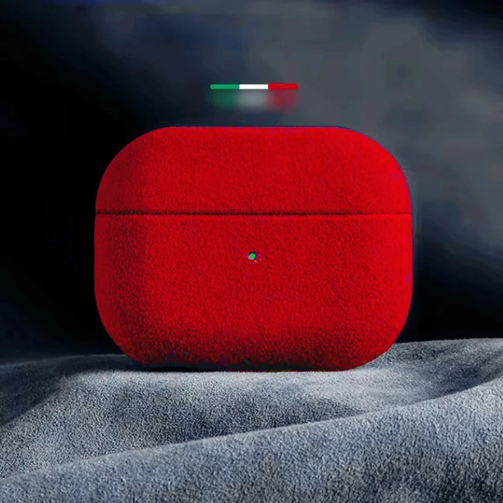 Italian Suede Leather Case For Airpods Pro 2 For Airpods Pro 3 Airpods 4 3 Case Luxury Artificial Leather All Inclusive Case