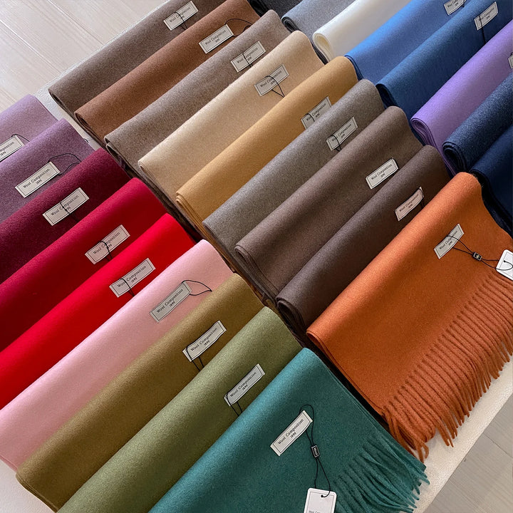 Bufanda de cachemira para mujer: larga, cálida y súper suave