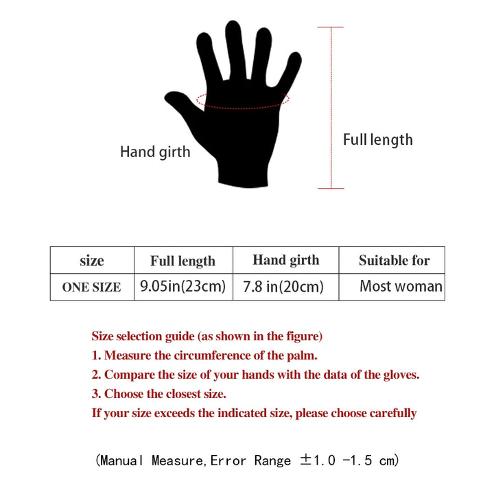 Guantes de invierno para mujer: cálidos, aterciopelados y compatibles con pantallas táctiles