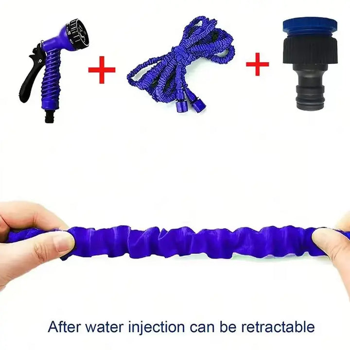 25FT-200FT Expandable Magic Hose Lightweight Design Durable Materials 7 Water Spraying Functions Gun Home Garden Watering Tools