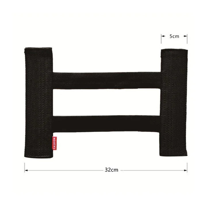 Car Back Rear Trunk Elastic Mesh Fixed Straps Car Interior Organizer Extinguisher Storage Net Seat Back Fixing Bag Car Accessory