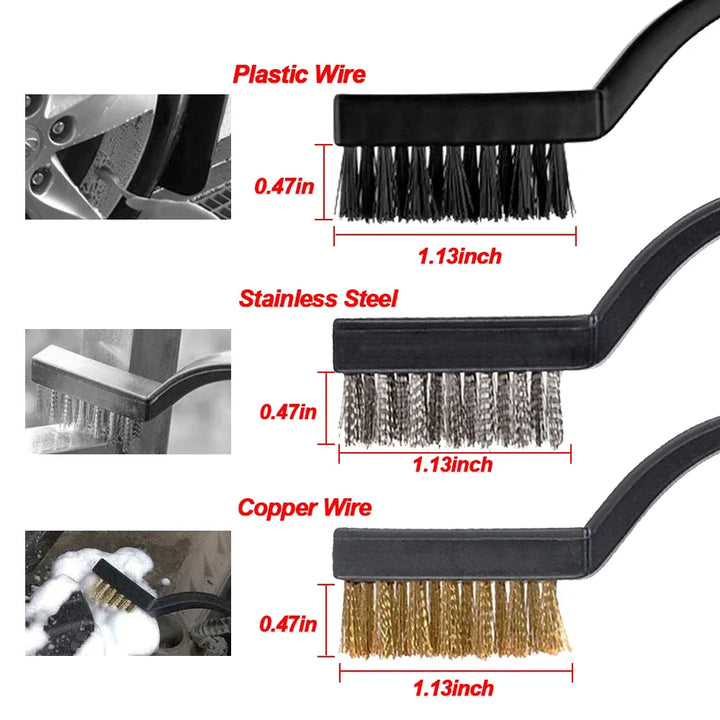 Car Detailing Brush Set The Ultimate Auto Cleaning Kit for Vents Gaps Maintenance Car Air Outlet Detail Clearance Brush